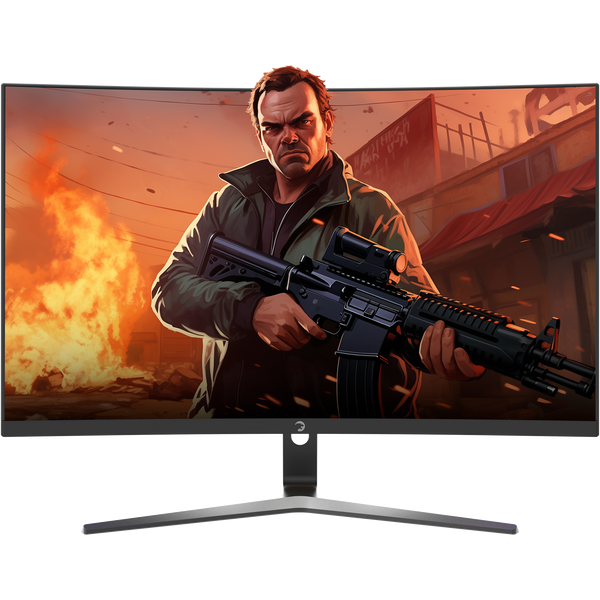 GAMEPOWER Vivid T50 Curved 27-Inch Curved Gaming Monitor | Full HD | 180Hz | 0.5ms | VA Panel | HDR | FreeSync