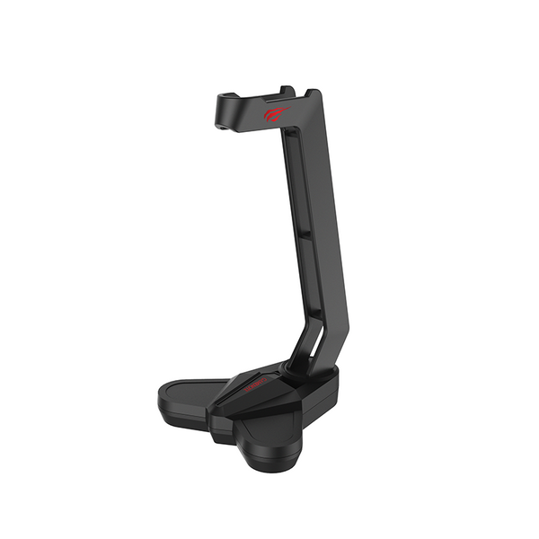 Havit HY505 Gaming Headphone Stand | Backlit Headset Holder | 2 x USB 2.0 Ports | 3.5mm Audio Port | 281 x 120 x 102 mm