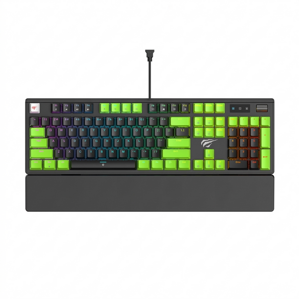 Havit Gamenote KB926L Wired RGB Mechanical Gaming Keyboard | 104 Keys | Jiuzi Blue Switches | 50M-Keystroke Life | All-K