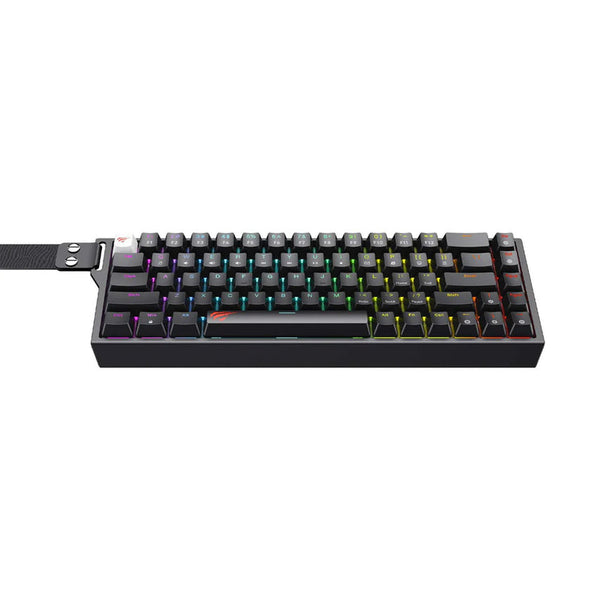 HAVIT KB922L Contour RGB Backlit Mechanical Gaming Keyboard | 68 Keys | Contour PBT Keycaps | 17 RGB Modes · 5 Brightnes