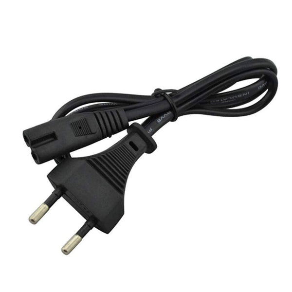 2-Pin Cassette Power Cable | Mains Power Lead | For Cassette Decks · Radios · Portable Audio · Laptop Power Supplies | B