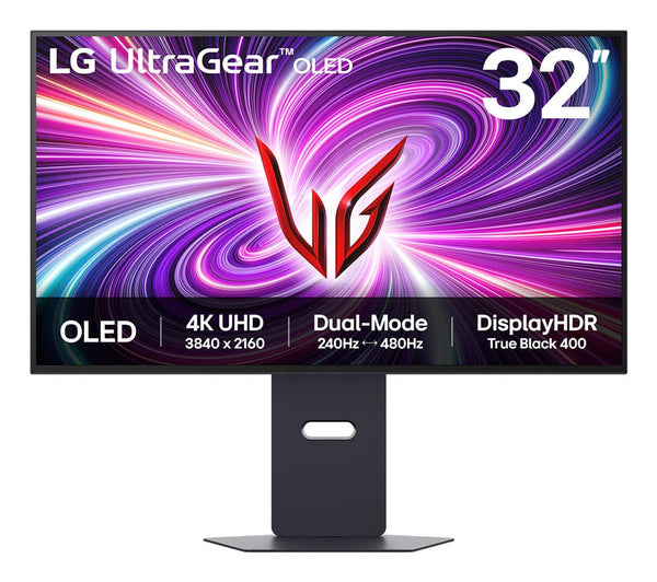 LG Electronics OLED 32GS95UV-W.AEU UltraGear 32-Inch Monitor | 4K UHD 3840x2160 | 0.03ms GTG | OLED Panel | HDR10 | G-Sync Compatible