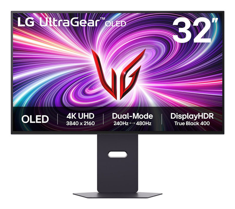 LG Electronics OLED 32GS95UV-W.AEU UltraGear 32-Inch Monitor | 4K UHD 3840x2160 | 0.03ms GTG | OLED Panel | HDR10 | G-Sync Compatible