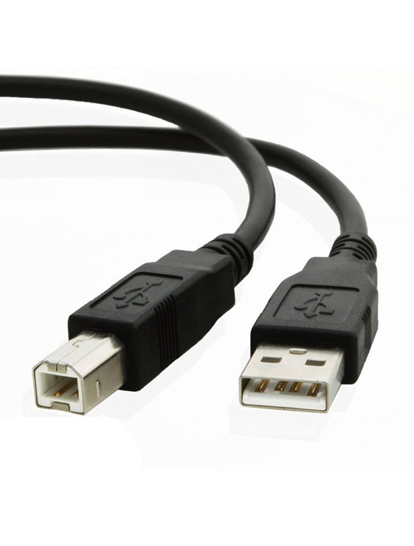 2B DC017 USB Printer Cable | USB Type-A to USB Type-B · Male to Male | 3 m | Black