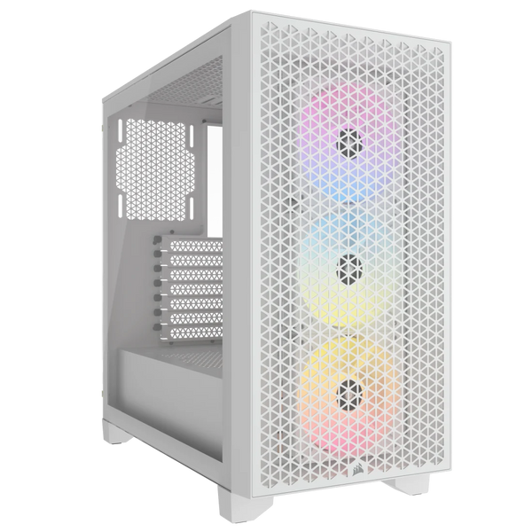 Corsair 3000D RGB White | ARGB Fans | White | Desktop PC