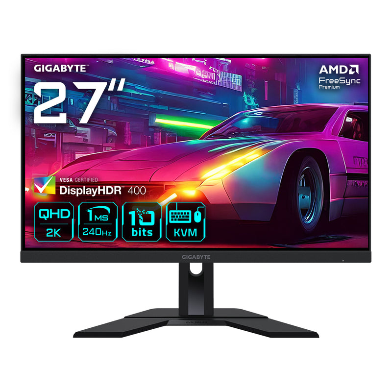GIGABYTE G27QC A 27-Inch Curved Gaming Monitor | QHD | 165Hz | Curved | HDR