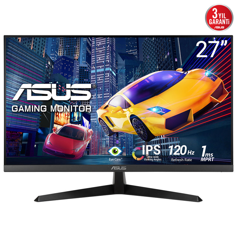 ASUS VY279HGR Eye Care | 27" Gaming Monitor | Full HD 1920x1080 | 120Hz | 1ms | IPS | Adaptive-Sync