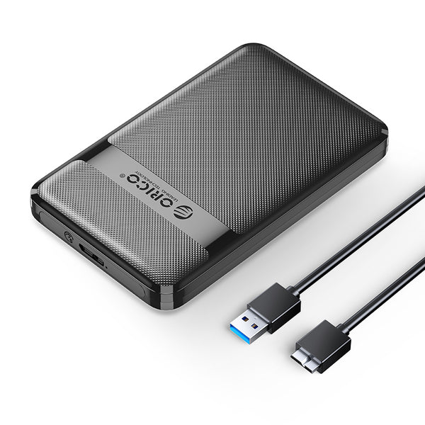 ORICO 2577U3-V1 2.5-inch SATA HDD/SSD Enclosure | USB 3.0 Micro-B · 5 Gbps | 7–9.5 mm Drives · Up to 6TB | ABS · Tool-Fr