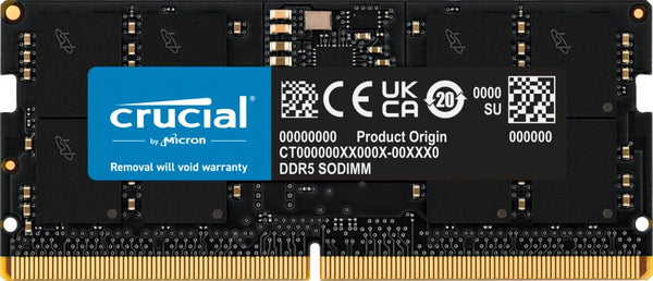Crucial Basics CB16GS4800 16GB DDR5 Laptop Memory | DDR5-4800 MT/s · PC5-38400 | CL40 · 40-39-39 · 1.1V | 262-Pin SO-DIM
