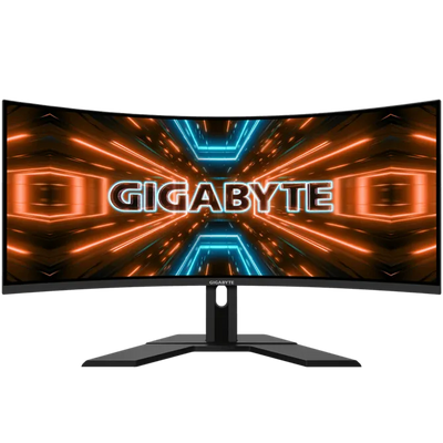 GIGABYTE G34WQC | 34" Ultrawide Curved Gaming Monitor | WQHD 3440x1440 | 144Hz | 1ms MPRT | VA 1500R | 90% DCI-P3 | VESA DisplayHDR 400 | AMD FreeSync Premium | 2x HDMI 2.0 + 2x DisplayPort 1.4 | Height Adjustable | Black
