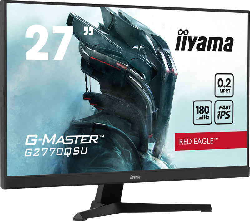 iiyama Red Eagle G-Master G2770QSU-B6 | 27" Gaming Monitor | QHD | 180Hz | Fast IPS | FreeSync