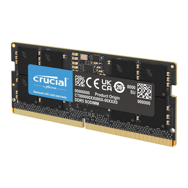 Crucial CT32G56C46S5 32GB DDR5 Laptop Memory | DDR5-5600 MT/s · PC5-44800 | CL46 · 1.1V | 262-Pin SO-DIMM · Non-ECC Unbu