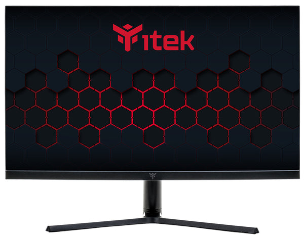 iTek | 24.5" Gaming Monitor | Full HD 1920x1080 | 144Hz | 1ms | Fast IPS | HDR | Adaptive-Sync | HDMI + DisplayPort | Height Adjustable | Black