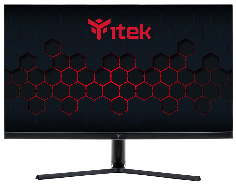 iTek | 24.5" Gaming Monitor | Full HD 1920x1080 | 144Hz | 1ms | Fast IPS | HDR | Adaptive-Sync | HDMI + DisplayPort | Height Adjustable | Black
