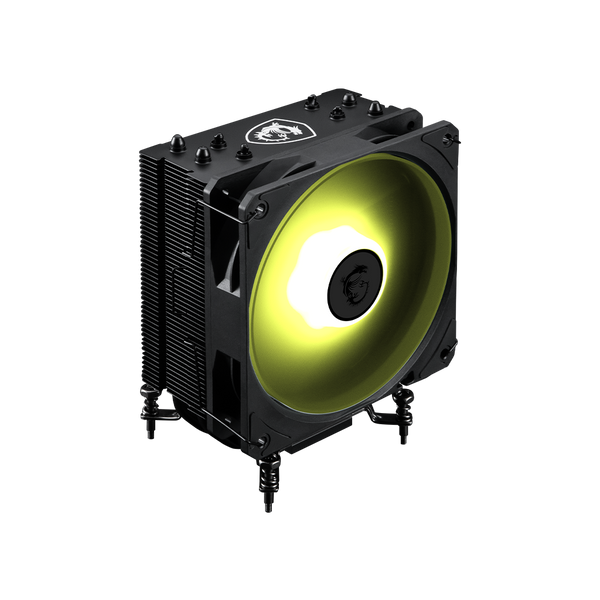 MSI MAG CoreFrozr AA13 CPU Air Cooler | 240W TDP · 4 × 6mm Direct-Touch Heatpipes | 120mm ARGB PWM Fan · 510-2070 RPM ·