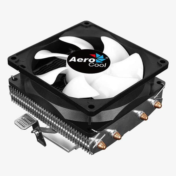 AeroCool Air Frost 4 RGB CPU Air Cooler | 4 × 6mm Heat Pipes · HCTT Direct Touch | Top-Down 90mm Fan · 1800 RPM · 45.6 C