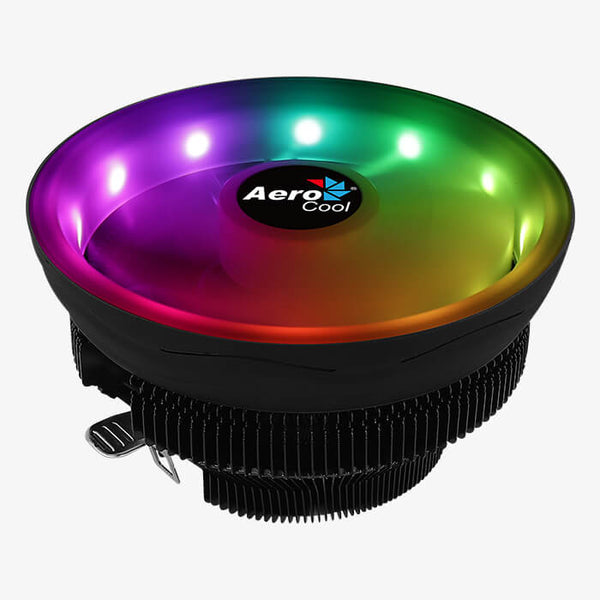 AeroCool Core Plus ARGB CPU Air Cooler | Top-Down 120mm PWM Fan · 600-1800 RPM · 21.8-51.3 CFM · 14.5-25.4 dBA | 110W TD