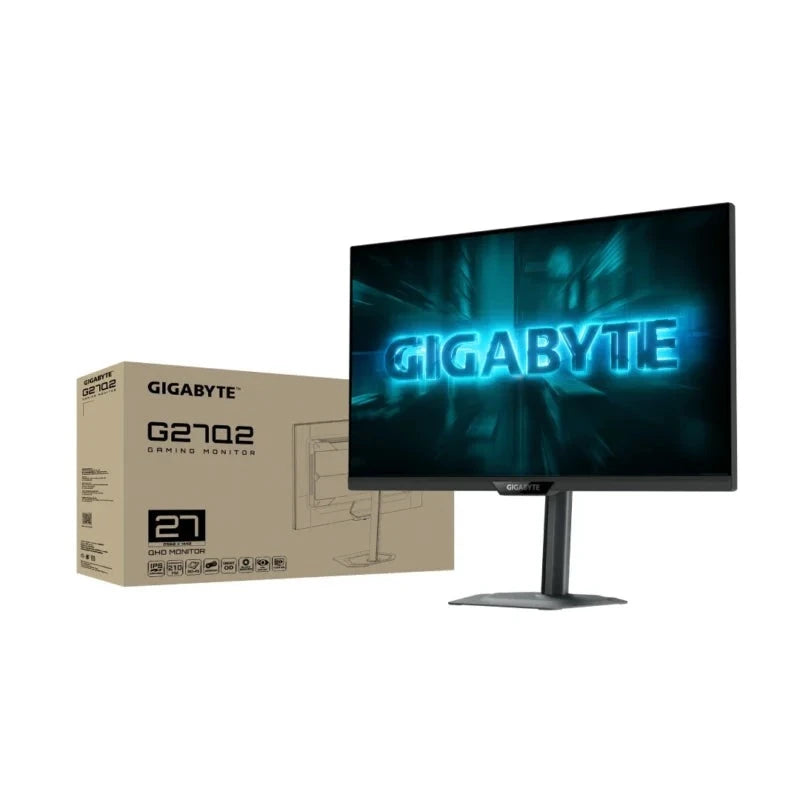 GIGABYTE G27Q20 27" Gaming Monitor | QHD 2560×1440 · Super Speed IPS | 200Hz (OC 210Hz) · 0.5ms GTG | HDR10 · 94% DCI-P3 · 10-bit | FreeSync Premium · G-SYNC Compatible · Height-Adjustable