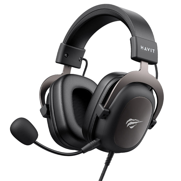 Havit H2002d Wired Gaming Headset | 53mm Custom Drivers | 20Hz-20kHz | 64Ω | Detachable 360° Omnidirectional Mic | Prote
