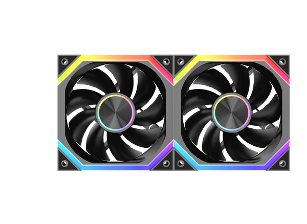 XIGMATEK Infinity H27A ARGB Case Fan | 120mm · 3-Pack · Controller Box + Remote | PWM 1500 RPM · 40.60 CFM | 0.539 mmH2O
