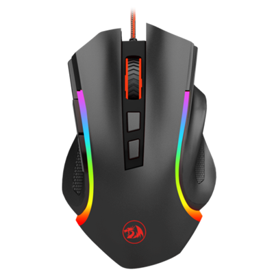 Redragon M607 Griffin RGB Wired Gaming Mouse | Up to 7200 DPI (800/1200/1600/2400/7200) | 10G Acceleration | 7 Programma