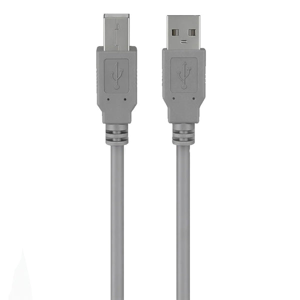 Point USB Printer Cable 1.5 m | USB Type-A Male to Type-B Male | PVC Jacket | For Printers · Scanners | Grey