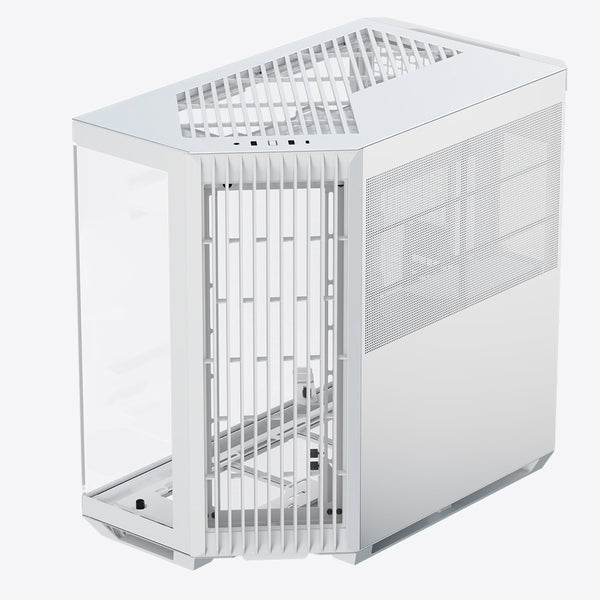APNX V1 Mid-Tower PC Case | ATX · Micro-ATX · Mini-ITX | Dual-Chamber Panoramic Design | 360mm Radiator · 160mm Fan Supp
