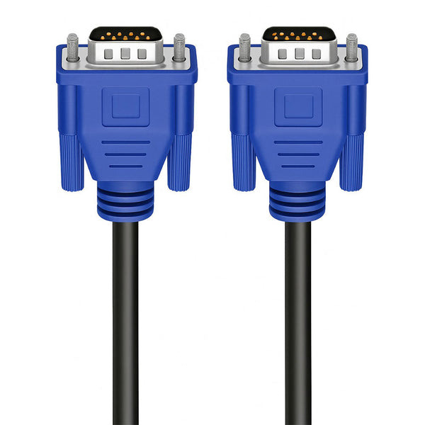 VGA Cable 5 m | 15-Pin HD D-Sub Male to Male | Analogue Video Lead for Monitors · Projectors | Brand New