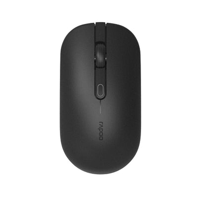 Rapoo B30 Silent Wireless Optical Mouse | Adjustable DPI up to 3200 | 2.4 GHz · 10 m Range | Silent Clicks | Nano Receiver | Up to 12-Month Battery | Black