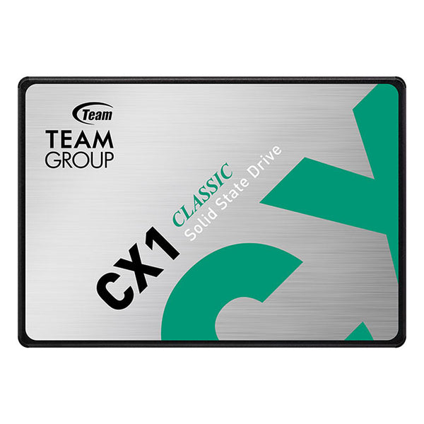 TEAMGROUP CX1 240GB Internal SSD | SATA III 6Gb/s · 2.5-inch | Up to 520MB/s Read · 430MB/s Write | >80TBW · MTBF 1,000,
