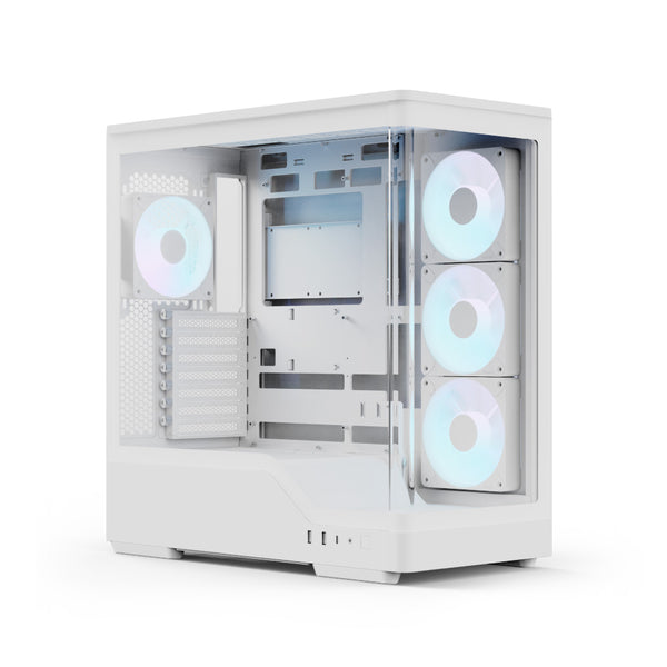 AeroCool P500A Mid-Tower PC Case | ATX · Micro-ATX · Mini-ITX · BTF Reverse-Connector Ready | 4 × 120mm ARGB PWM Fans |