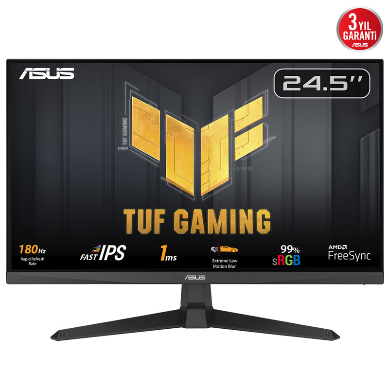 ASUS | 25" Gaming Monitor | Full HD 1920x1080 | 180Hz | 1ms GtG | Fast IPS | FreeSync + ELMB Sync
