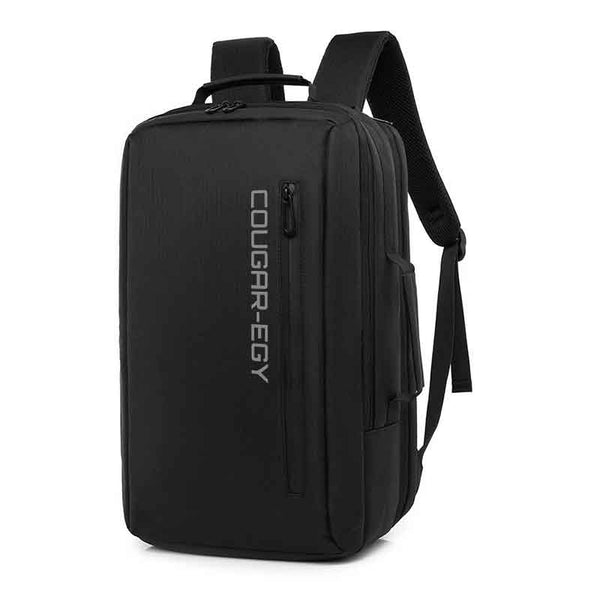 Cougar 8000 Laptop Backpack | Fits Laptops up to 15.6-inch | Water-Resistant Polyester | USB Charging Port | Expandable