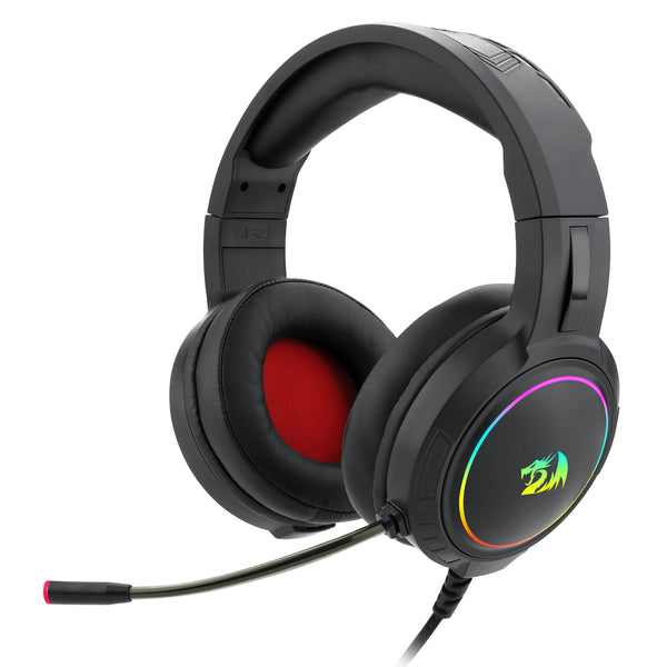 Redragon H270 Mento RGB Wired Gaming Headset | 50mm Neodymium Drivers | 20Hz-20kHz | 16Ω | 3.5mm Audio + 3.5mm Mic + USB