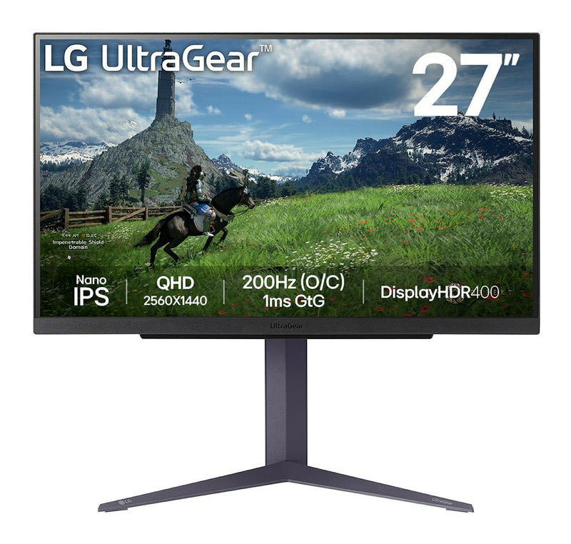 LG UltraGear 27GS85Q-B 27-Inch Gaming Monitor | QHD | 200Hz | IPS
