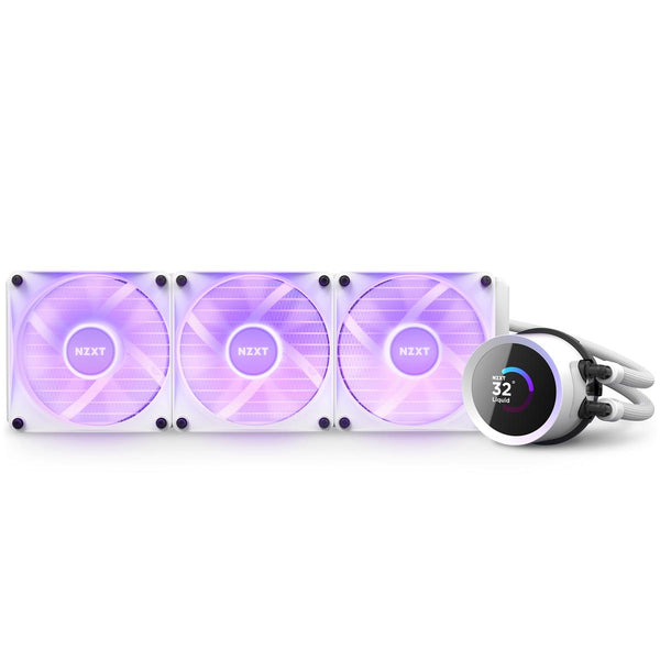 NZXT Kraken 360 RGB - RL-KR360-B1-360mm AIO CPU Wasserkühlung - 1,54" LCD Display 240x240-3x120mm RGB Core Fans - EIN Breakoutkabel zur einfachen I...