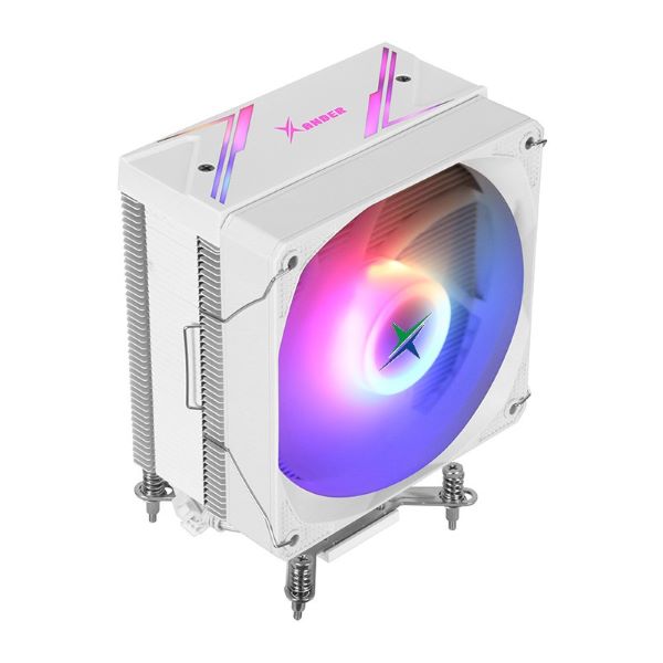 XANDER Whirlwind Pro White WA40528 CPU Air Cooler | 6 Copper Heatpipes | 120 × 120 × 25 mm ARGB PWM Fan | White