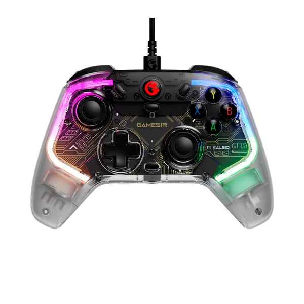 GameSir T4 Kaleid Wired Gaming Controller | Hall Effect Sticks · Triggers | 6-Axis Gyro · RGB | 2 m Detachable USB-C · 3