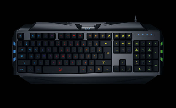 Genius Scorpion K5 Gaming Keyboard | 7-Colour Backlight · 4 Lighting Modes | 19-Key Anti-Ghosting | 12 Function Keys | 1