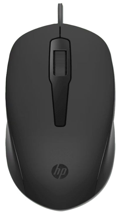 HP 150 240J6AA Wired Mouse | USB Type-A · 100 cm Cable | 1600 DPI Optical Sensor | 3 Buttons · 60 g | Black