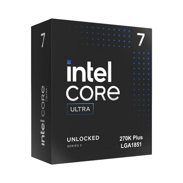 Intel Core Ultra 7 270K Plus Desktop Processor | 24 Cores (8 P-cores · 16 E-cores) · 24 Threads | Up to 5.50 GHz · 36MB