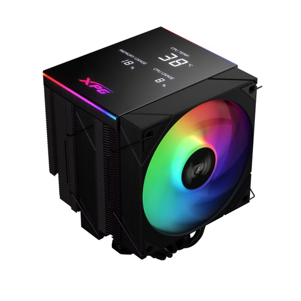 XPG Maestro Plus 62DA Dual-Tower CPU Air Cooler | 250W TDP · 6 Heatpipes | 120mm ARGB FDB Fan · 800-1800 RPM · 70.81 CFM