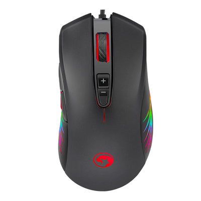MARVO M519 RGB Gaming Mouse | Wired USB 2.0 · Up to 12000 DPI | 8 Programmable Buttons | 1000 Hz Polling · 5M Click Switches | Black