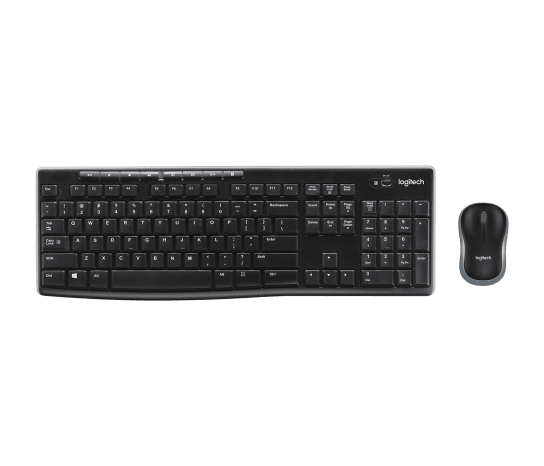 Logitech MK270 Wireless Keyboard and Mouse Combo | 2.4GHz Wireless · 10 m Range | 36-Month Keyboard · 12-Month Mouse Bat