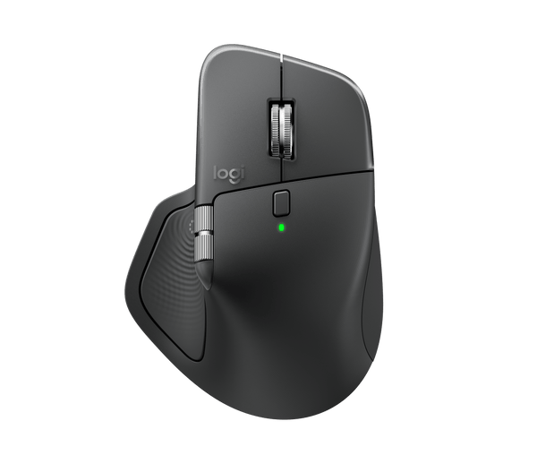 Logitech MX Master 4 Wireless Mouse | Darkfield High Precision 200-8,000 DPI | Haptic Sense Panel | MagSpeed Scroll, 1,0