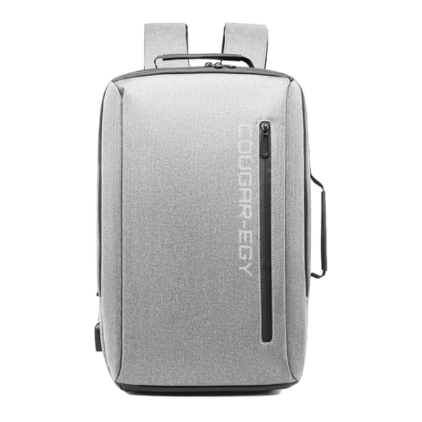 Cougar 8008 Laptop Backpack | Fits Laptops up to 15.6-inch | Water-Resistant | USB Charging Port | Top · Side Carry Hand