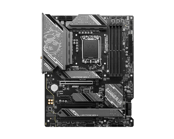 MSI Z790 Gaming Plus WiFi | Intel LGA 1700 ATX Motherboard | DDR5 7200+ | PCIe 5.0 | 4× M.2 with Shield Frozr | WiFi 6E | USB 3.2 Gen 2x2 | For Intel 12th/13th/14th Gen