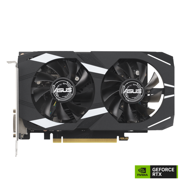 ASUS Dual GeForce RTX 3050 OC Edition 6GB GDDR6 Graphics Card | 2304 CUDA Cores · 1537 MHz OC Boost | 6GB GDDR6 · 96-bit