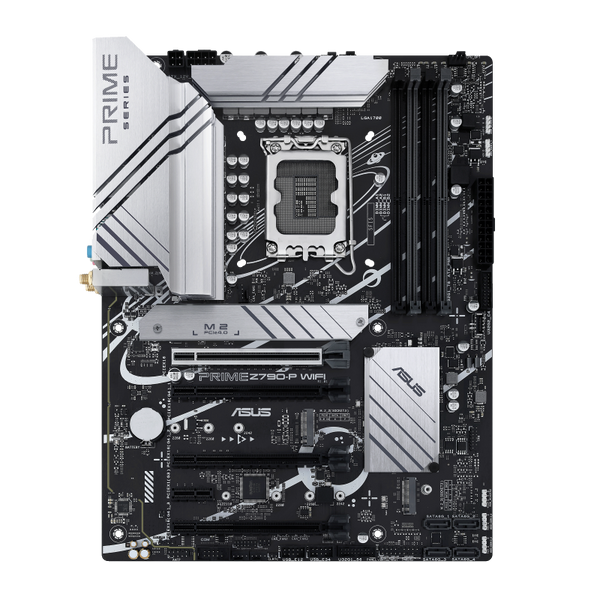 ASUS PRIME Z790-P WIFI Motherboard | Intel Z790 · LGA1700 · ATX | DDR5 7200+ MHz · 4 DIMM · 192GB | PCIe 5.0 · 3x M.2 ·