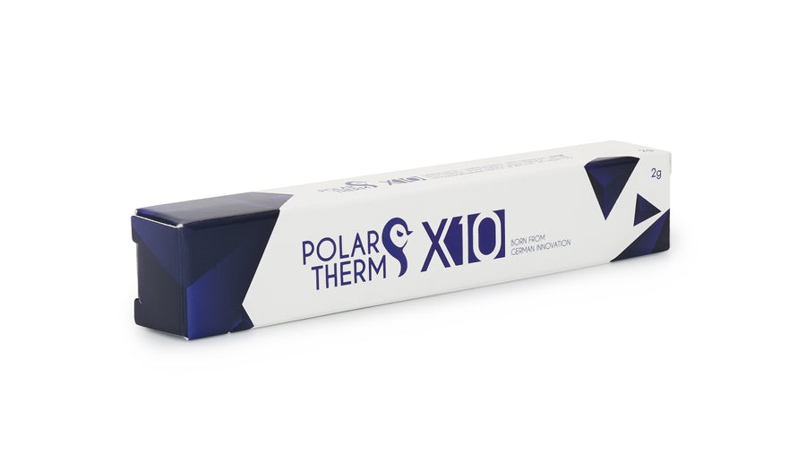 Polartherm X-10 Thermal Paste | 2 g · PT-X10-002 | 2.6 g/cm³ · Not Electrically Conductive (0 pS/m) | -50°C to +150°C | 